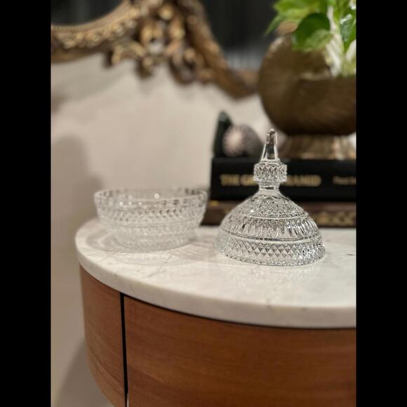 Magical Anna Hutte Bleikristall Lead Crystal Candy Dish Made in Germany - Picture 2 of 6